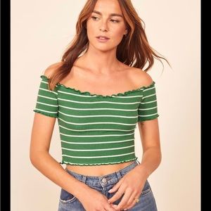 Reformation Willet top, excellent condition. Extra small